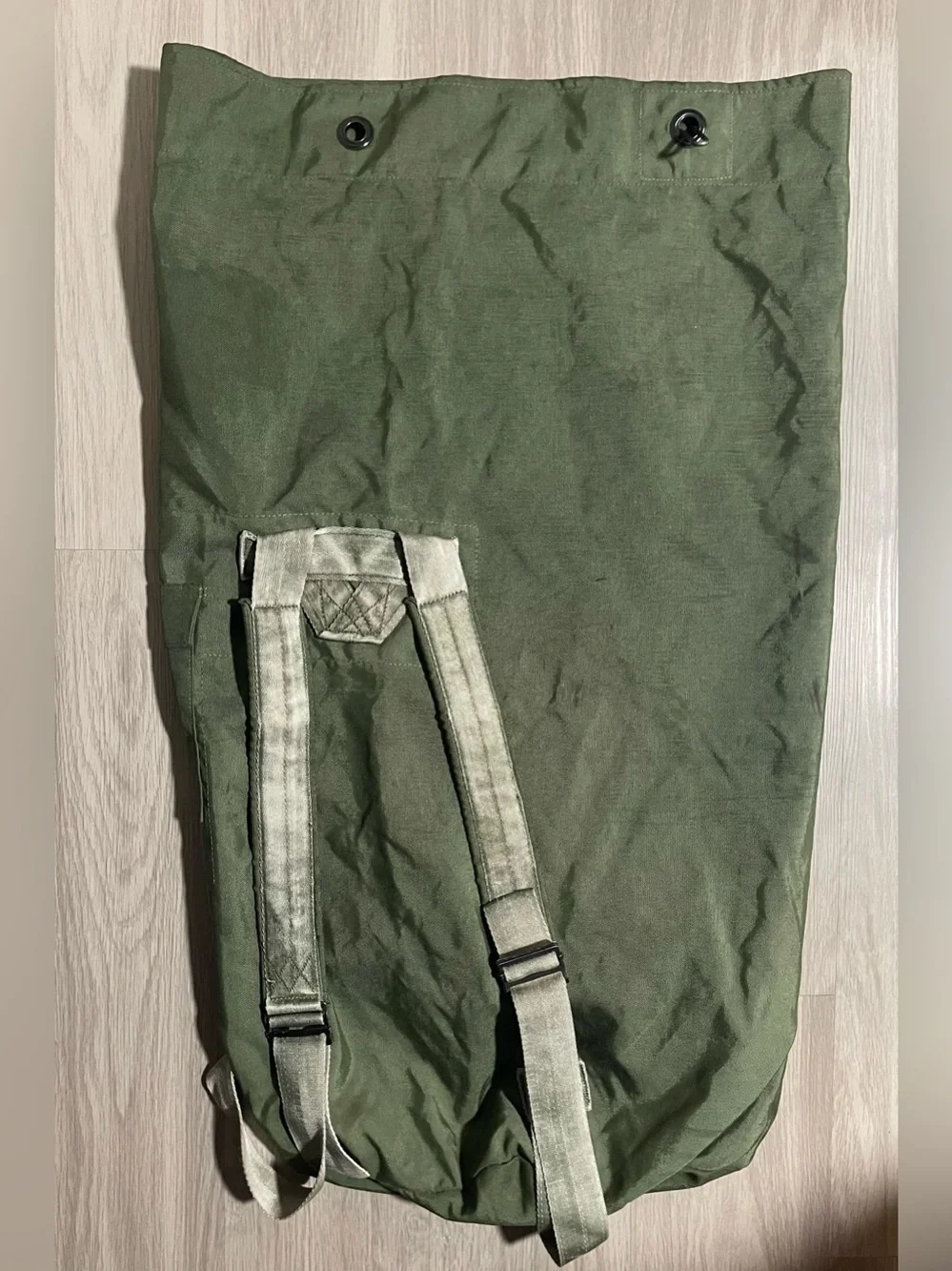 Olive Green Military Canvas Duffel Bag